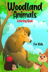 Woodland Animals Coloring Book for Kids