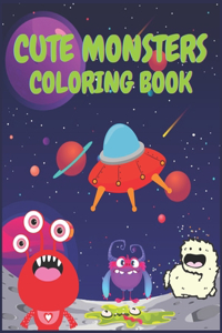 Cute Monsters Coloring Book