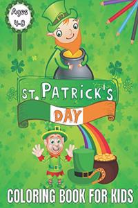 St.Patrick's Day Coloring Book For Kids Ages 4-8