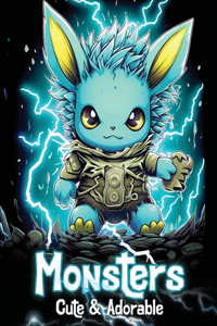 Cute & Adorable Monsters: Coloring Book for Adults and Teens With Creepy Mini-Monsters for Relaxation & Mindfulness