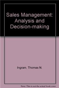 Sales Management: Analysis and Decision-making