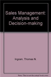 Sales Management: Analysis and Decision-making