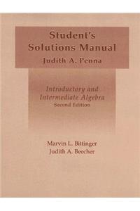 Introductory and Intermediate Algebra Student's Solutions Manual