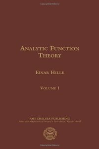 Analytic Function Theory, Volume I