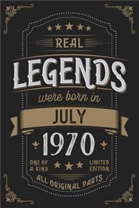 Real Legends were born in July 1970