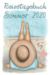 Reisetagebuch Sommer 2020: Urlaubstagebuch mit Seiten für Reiseinfos, Packliste, sowie Platz für Fotos, Zeichnungen und Notizen
