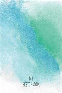 My Sketchbook Blau Grün