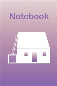 Jersey Channel Islands Violet White House Notebook