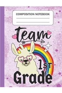 Team 1st Grade - Composition Notebook
