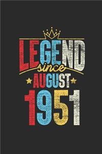 Legend Since August 1951