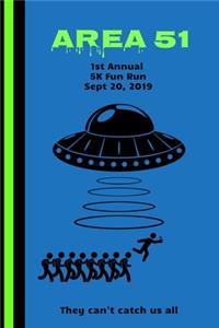 Area 51 1st Annual 5K Fun Run Sept 20, 2019 They Can't Catch Us All