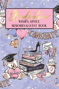 Graduation Wishes Advice Memories & Guest Book