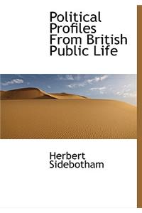 Political Profiles from British Public Life