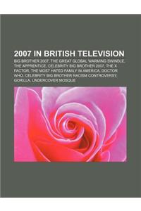 2007 in British Television