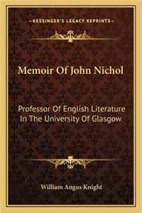 Memoir of John Nichol