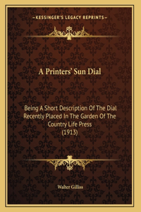 A Printers' Sun Dial