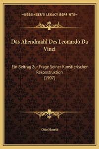 Das Abendmahl Des Leonardo Da Vinci