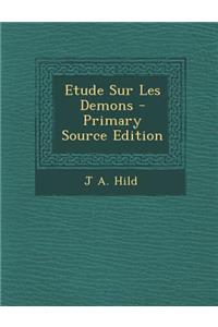 Etude Sur Les Demons