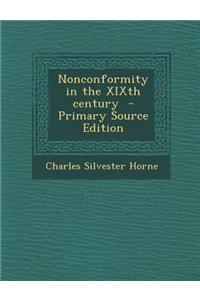 Nonconformity in the Xixth Century