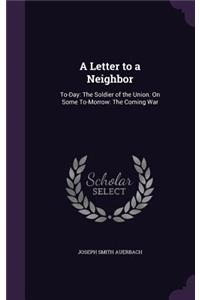 A Letter to a Neighbor