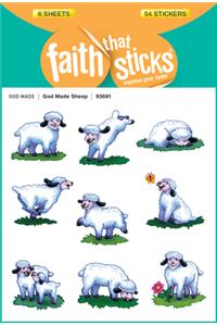 God Made Sheep - Faith That Sticks Stickers