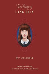 The Poetry of Lang Leav 2017 Wall Calendar