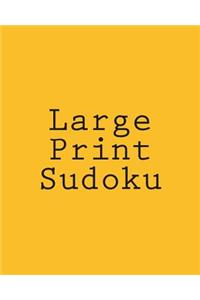 Large Print Sudoku