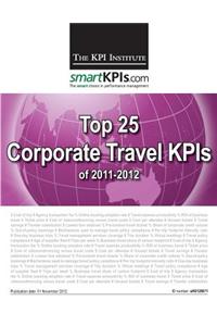 Top 25 Corporate Travel KPIs of 2011-2012