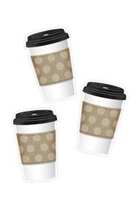 Industrial Cafe To-Go Cup Cutouts