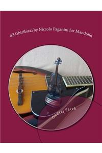 43 Ghiribizzi by Niccolo Paganini for Mandolin