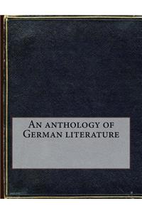 An Anthology of German Literature