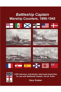 Battleship Captain Warship Counters, 1890-1945