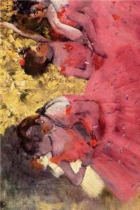 ''The Pink Dancers Before the Ballet'' by Edgar Degas - 1884
