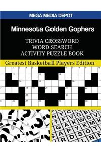 Minnesota Golden Gophers Trivia Crossword Word Search Activity Puzzle Book
