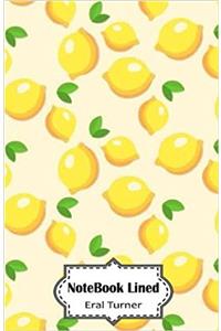 Notebook Lined Lemon