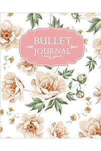 Pink Floral Pattern Cover Bullet Journal: Bullet / Journal / Notebook: Volume 11