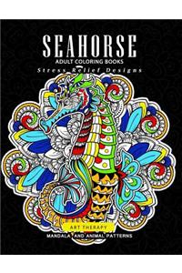 Sea horse adult coloring books