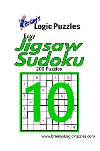 Brainy's Logic Puzzles Easy Jigsaw Sudoku #10