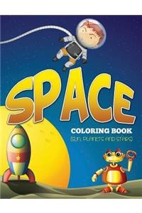 Space Coloring Book (Sun, Planets and Stars)