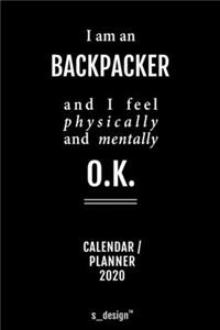 Calendar 2020 for Backpackers / Backpacker