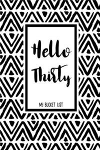 Hello Thirty My Bucket List