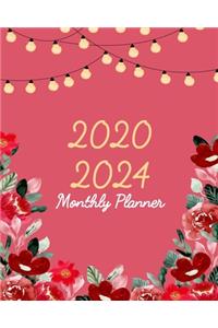 Monthly Planner 2020-2024