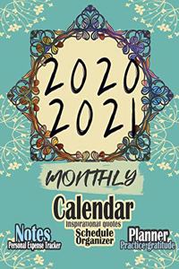 2020-2021 Monthly Planner