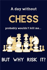 A Day Without Chess Probably Wouldn't Kill Me ... But Why Risk It?