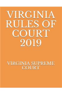 Virginia Rules of Court 2019
