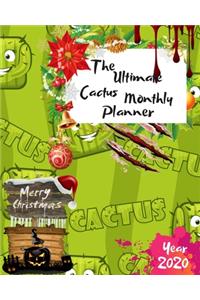The Ultimate Merry Christmas Cactus Monthly Planner Year 2020