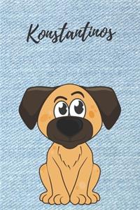 Malbuch Kinder Hunde / Tagebuch / Notizbuch / Journal / DIN A5 / Geschenk Konstantinos