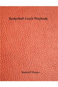 Undated Planner Basketball Coach Playbook
