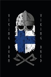 Finland Viking Born Viking Bred Notebook