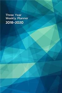 Three Year Weekly Planner 2018-2020